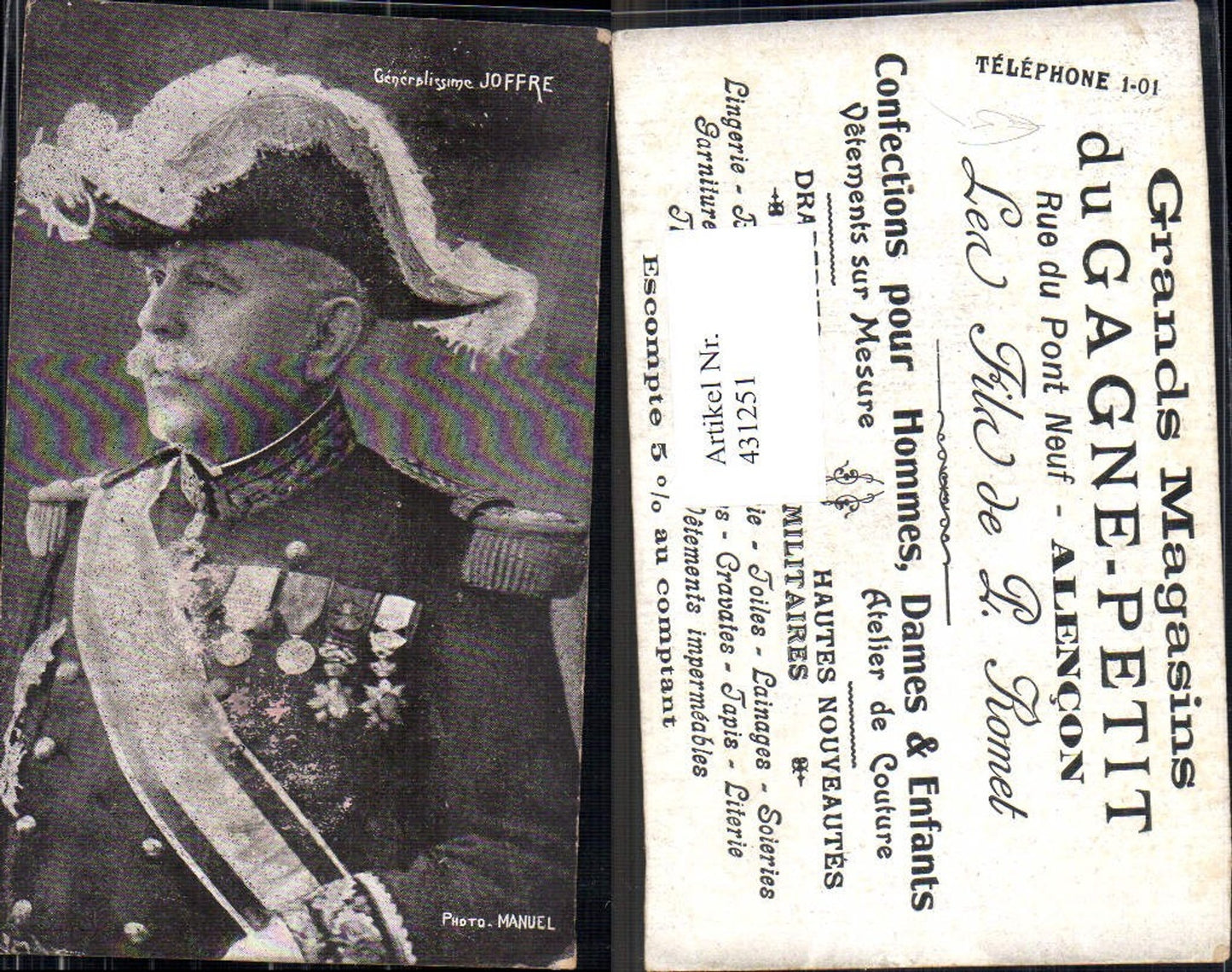 431251,Politiker Generalissime Joffre Frankreich Soldat Uniform