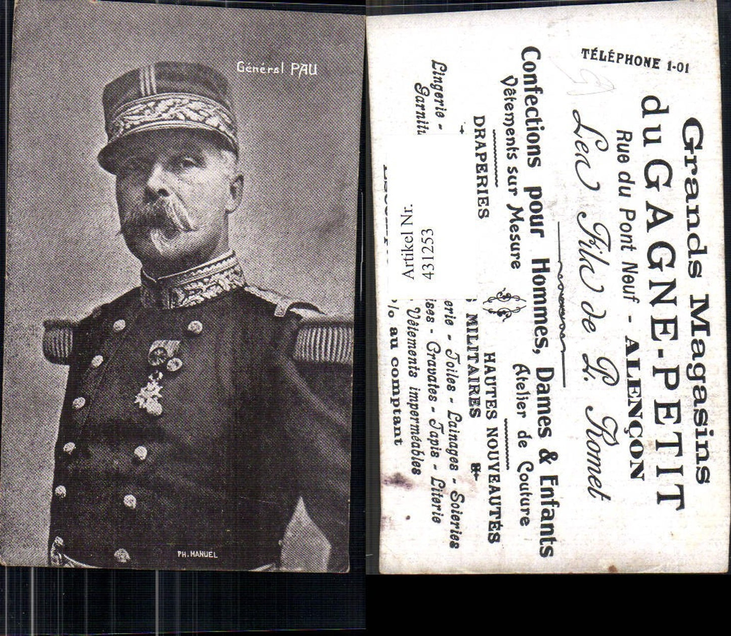 431253,Politiker General Pau Frankreich Soldat Uniform