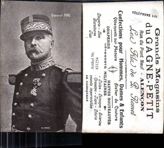 431254,Politiker General Pau Frankreich Soldat Uniform