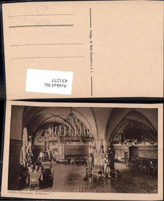 431277,Schloss Braunfels Rittersaal Ritter Rüstung Mittelalter Geschichte