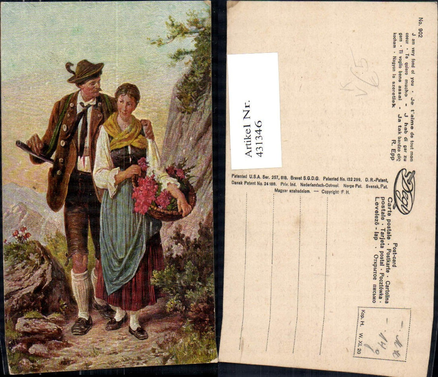 Alte Ansichtskarte – Old Postcard