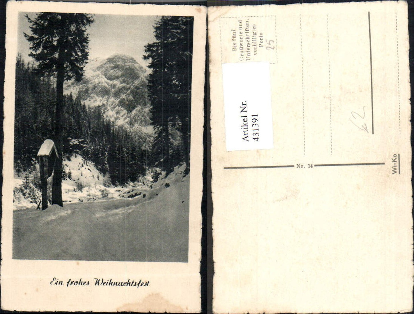 Alte Ansichtskarte – Old Postcard