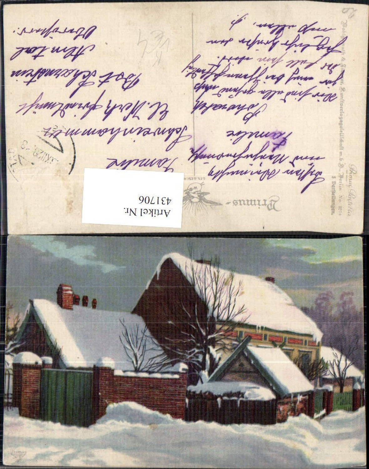 Alte Ansichtskarte – Old Postcard