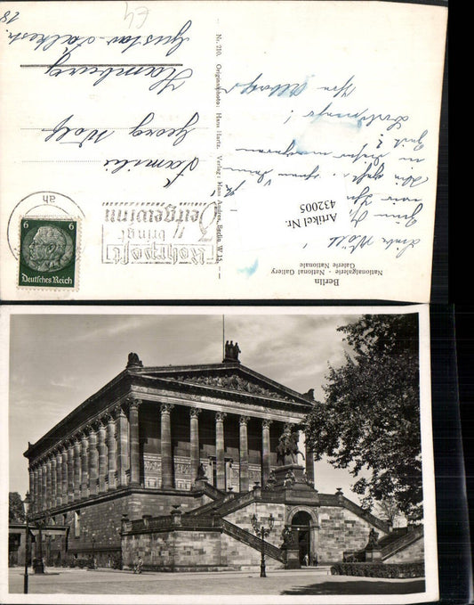 432005,Berlin Nationalgalerie Gebäude Denkmal