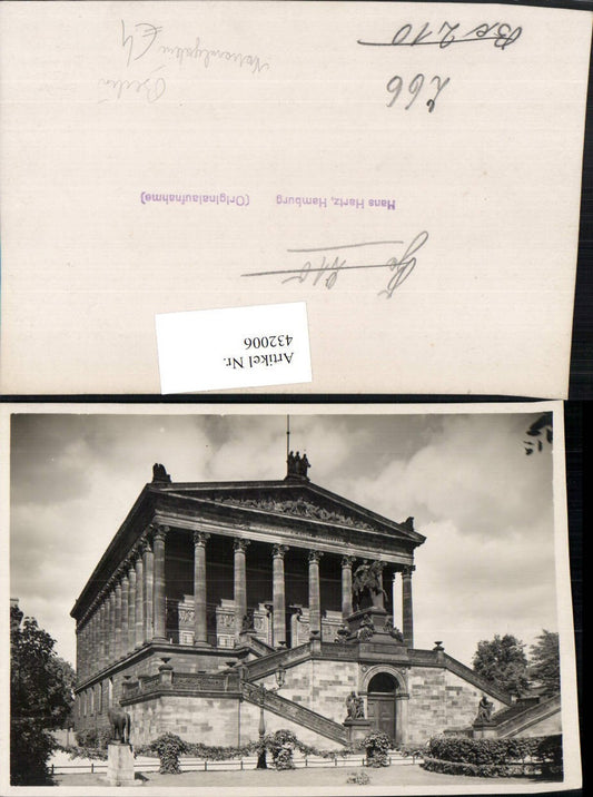432006,Berlin Nationalgalerie Gebäude Denkmal