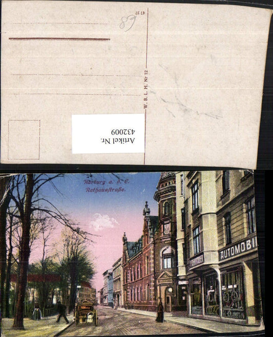 432009,Hamburg Harburg an d. Elbe Rathausstraße Straßenansicht