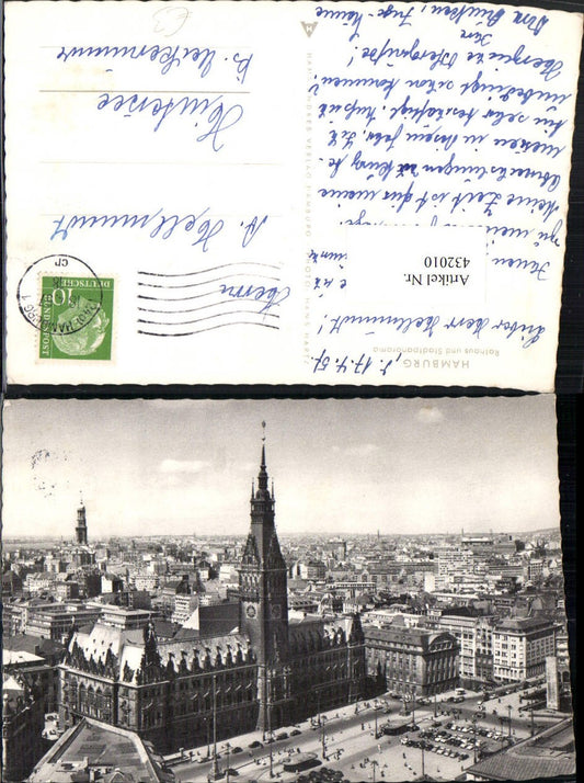 432010,Hamburg Teilansicht m. Rathaus