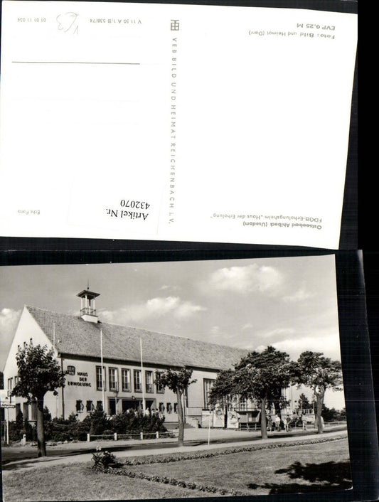 432070,Ostseebad Ahlbeck auf Usedom Erholungsheim pub VEB
