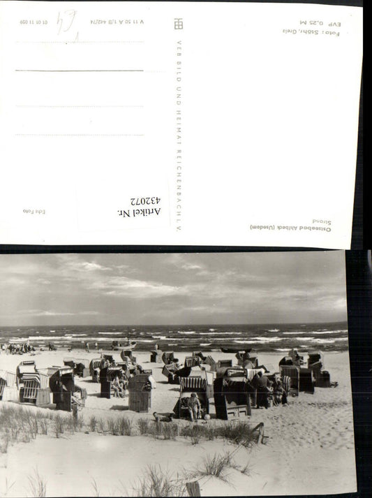 432072,Ostseebad Ahlbeck auf Usedom Strand Strandleben pub VEB