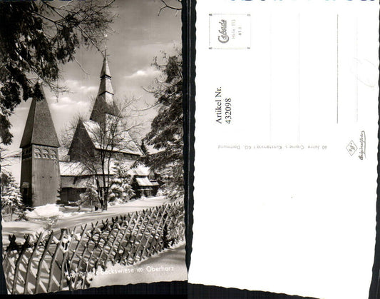 432098,Hahnenklee-Bockswiese im Oberharz Kirche Winterbild