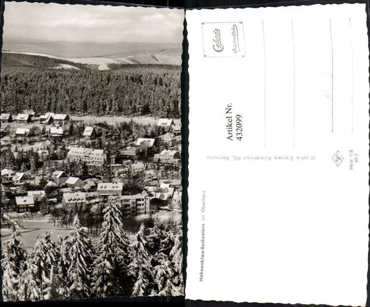 432099,Hahnenklee-Bockswiese im Oberharz Teilansicht Winterbild