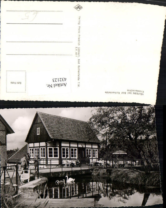 432123,Helfern b. Bad Rothenfelde Klostermühle Schwäne