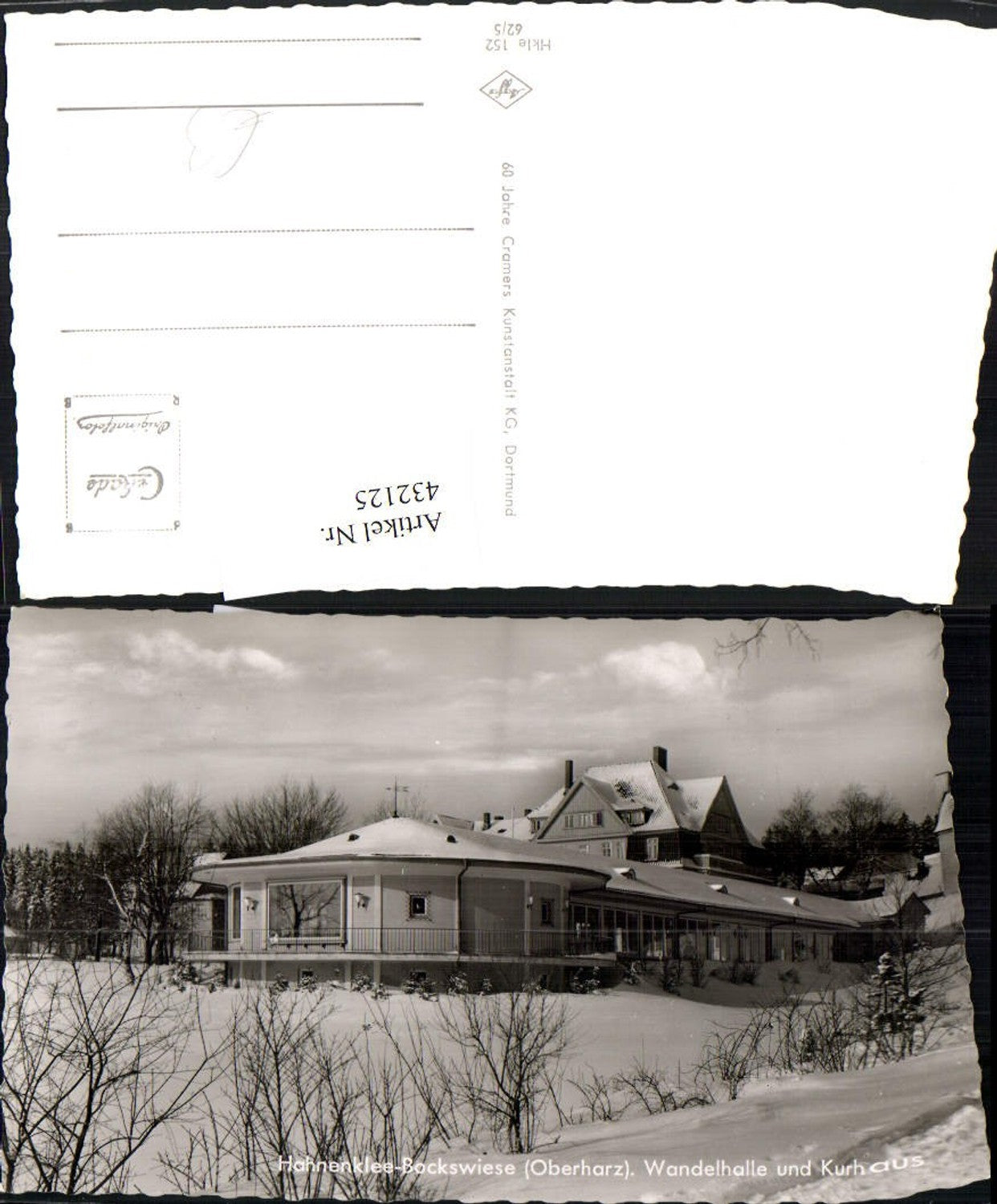 432125,Hahnenklee-Bockswiese im Oberharz Wandelhalle u. Kurhaus Winterbild