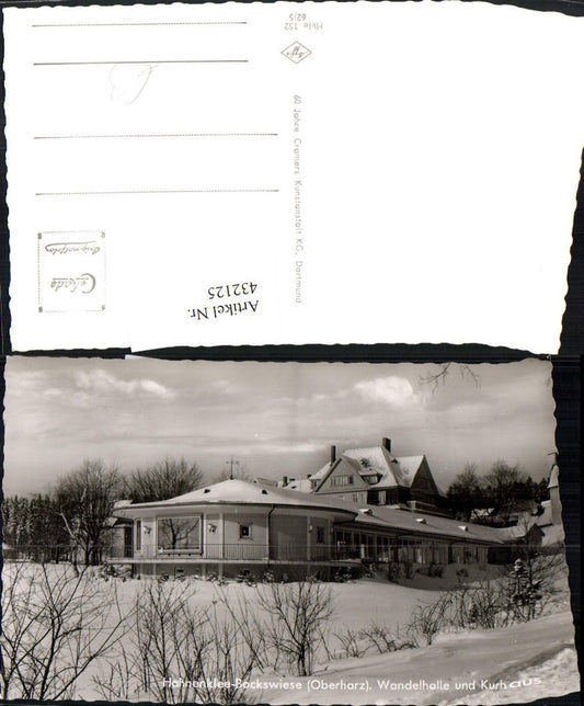 432125,Hahnenklee-Bockswiese im Oberharz Wandelhalle u. Kurhaus Winterbild