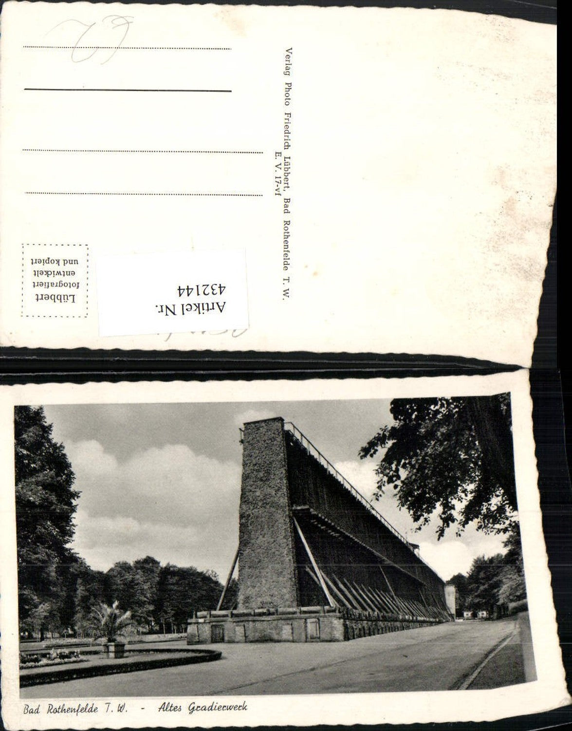 432144,Bad Rothenfelde Altes Gradierwerk