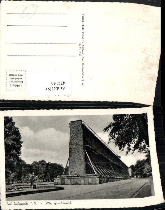 432144,Bad Rothenfelde Altes Gradierwerk