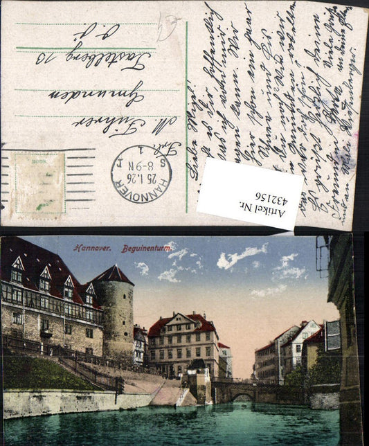 432156,Hannover Beguinenturm Fluss