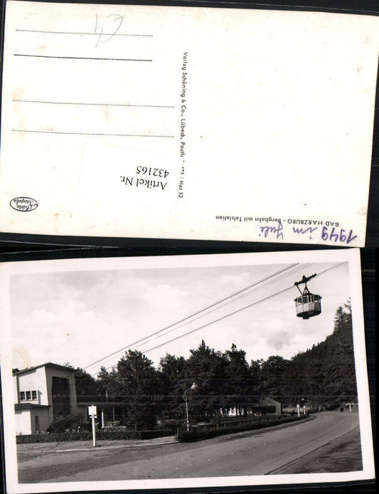 432165,Bad Harzburg Bergbahn Seilbahn m. Talstation