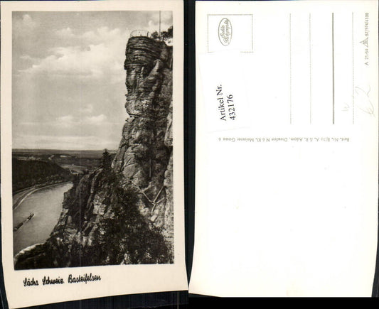 432176,Sächsische Schweiz Basteifelsen Klippe b. Rathen