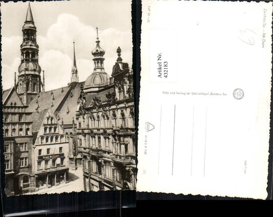 432183,Zwickau Am Dom Kirche Turm