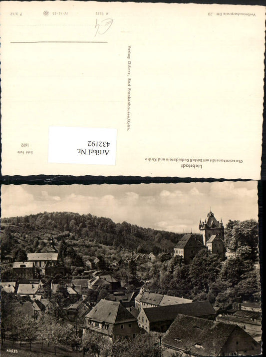 432192,Liebstadt Totale m. Schloss Kuckuckstein u. Kirche
