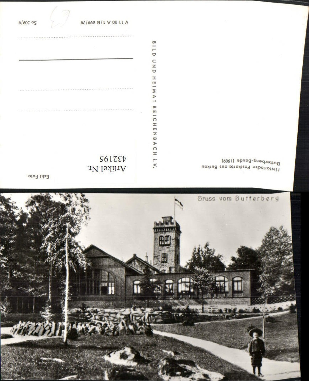 432195,Burkau Butterberg-Baude Turm 1909