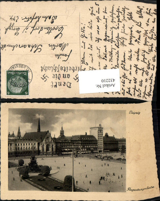 432210,Leipzig Augustusplatz Platz Kirche Monument
