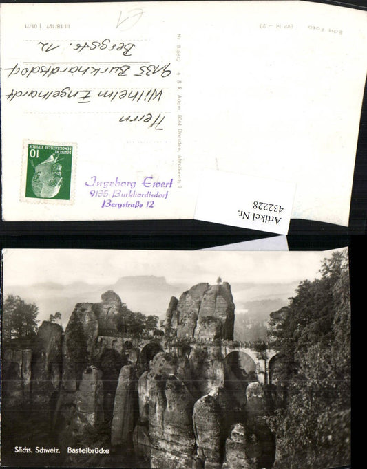 432228,Sächsische Schweiz Basteibrücke Brücke Felsen b. Rathen