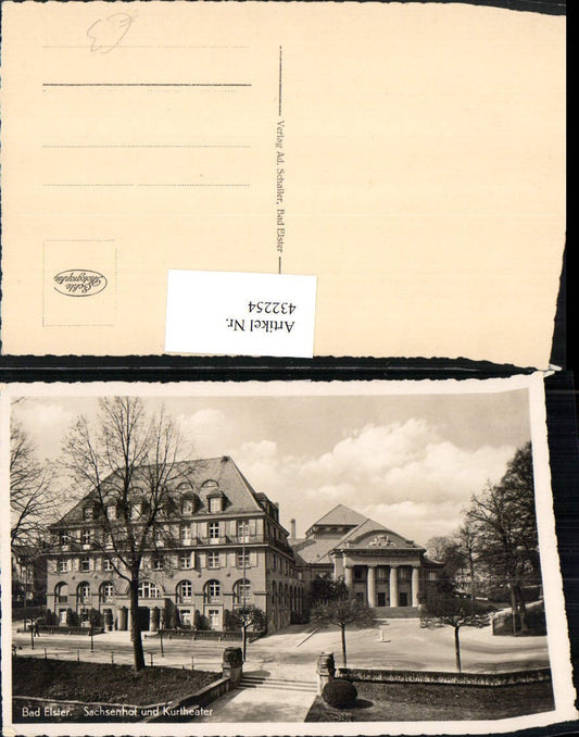 432254,Bad Elster Sachsenhof u. Kurtheater Gebäude