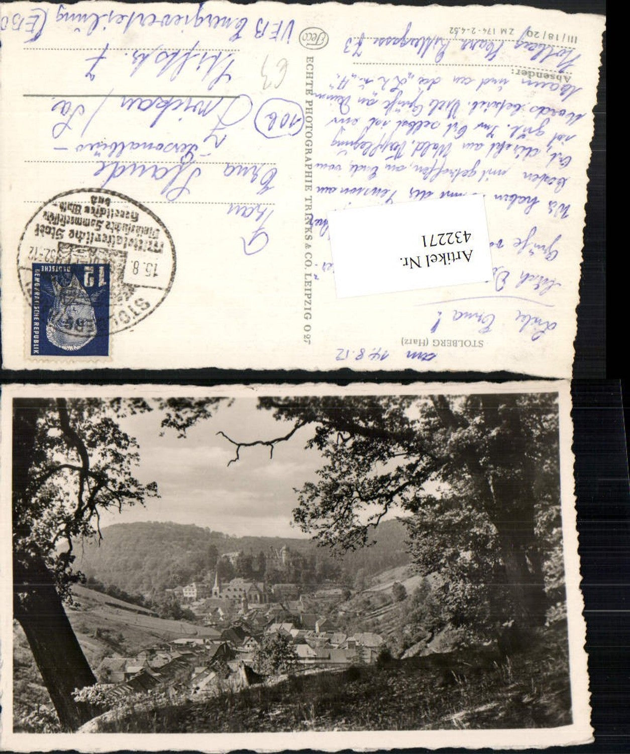 432271,Stolberg im Harz Totale