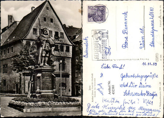 432381, Jena Elector Johann Friedrich Monument Statue