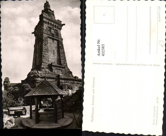432385,Kyffhäsuer b. Bad Frankenhausen Brunnen u. Denkmal