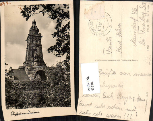 432387,Kyffhäuser Denkmal b. Bad Frankenhausen
