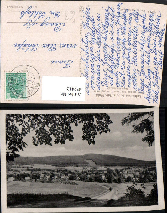 432412,Tabarz im Thüringer Wald Teilansicht pub VEB