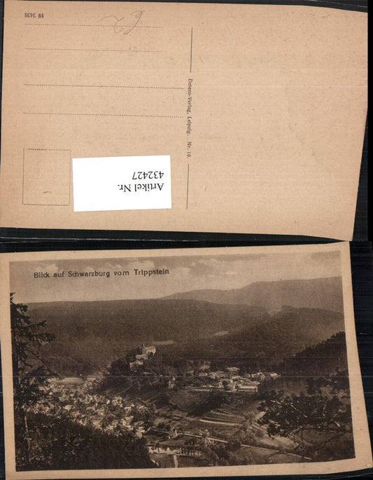 432427, View of Schwarzburg, total view from Trippstein
