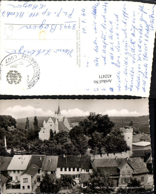 432471,Ingelheim Burgkirche Kirche m. Malakoffturm
