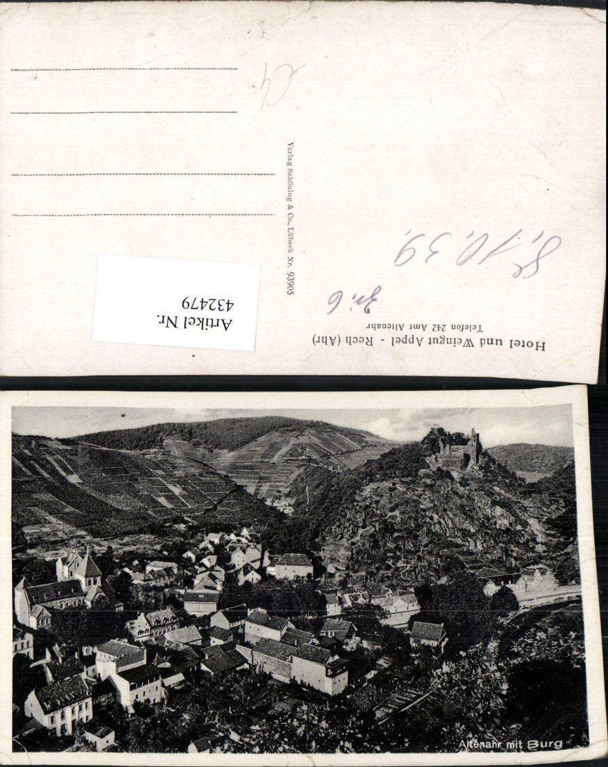 432479,Rech an d. Ahr Totale m. Ruine