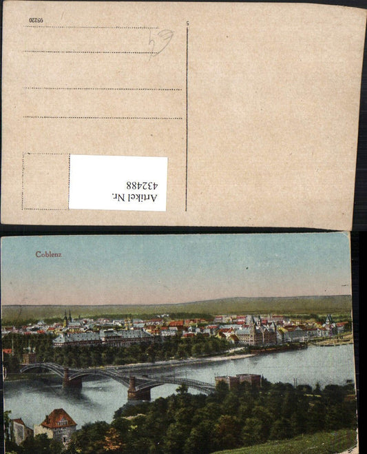 432488,Coblenz Koblenz am Rhein Totale Brücke