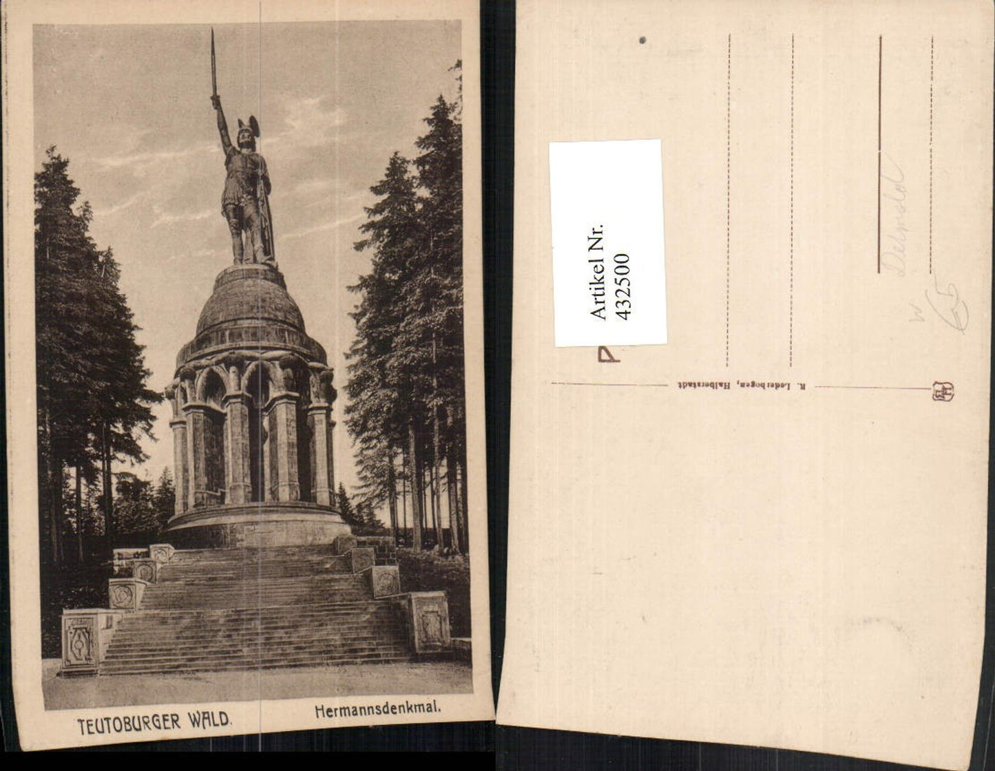 432500,Teutoburger Wald Hermannsdenkmal b. Detmold