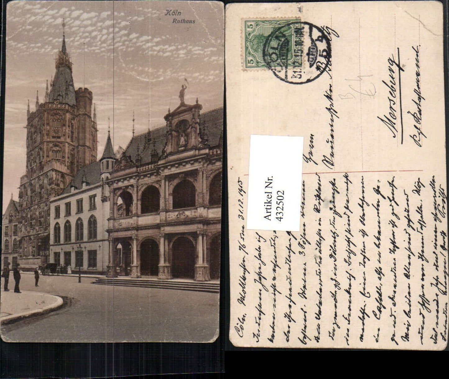 432502,Köln am Rhein Rathaus