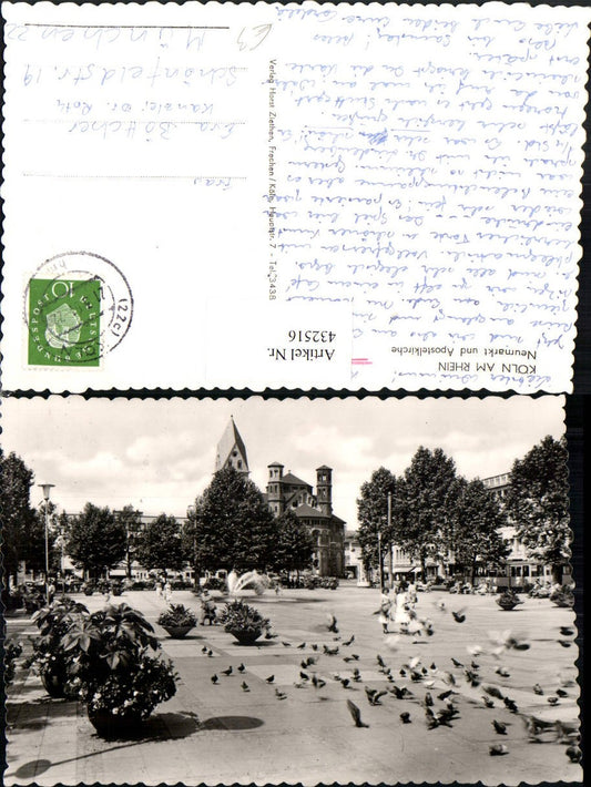 432516,Köln am Rhein Neumarkt u. Apostelkirche Kirche