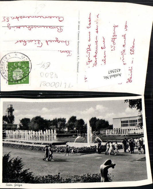 432567,Essen Gruga Park Wasserspiel