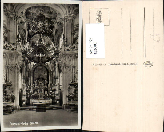 432600,Uhldingen-Mühlhofen Propstei Kirche Birnau Innenansicht