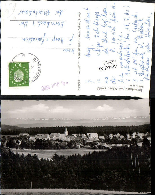 432622, Birkendorf in the Black Forest, total mountain scenery