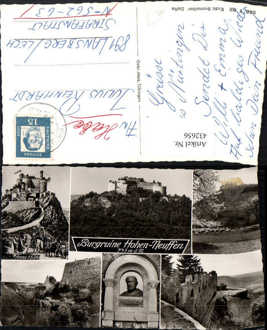 432656, Neuffen Castle Ruins Hohen-Neuffen Multi-image map