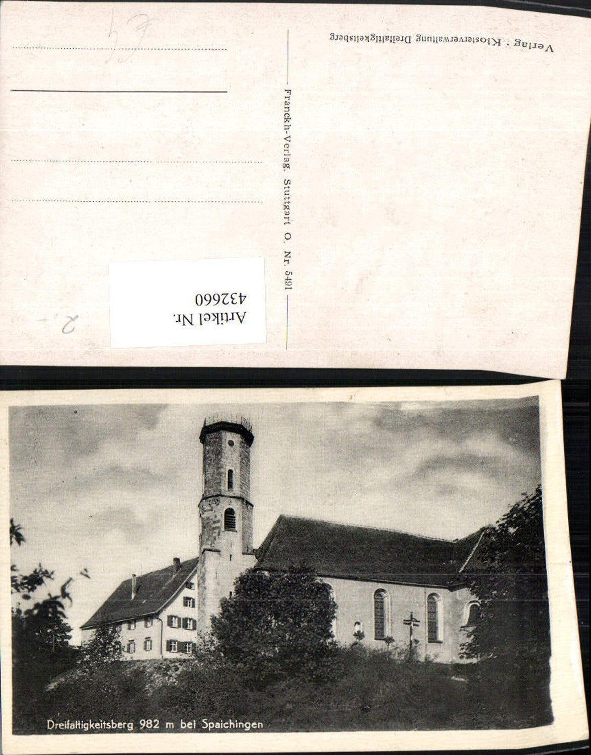 432660,Dreifaltigkeitsberg b. Spaichingen Kirche Turm