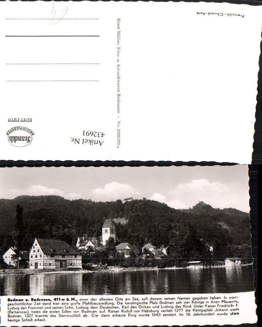 432691, Bodman on Lake Constance, partial view of church
