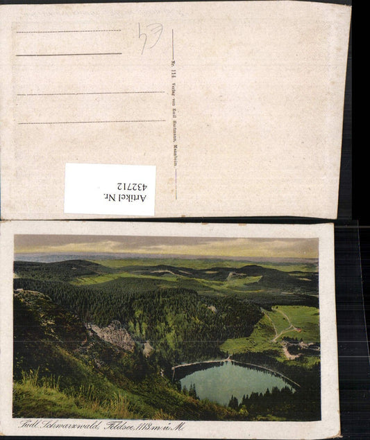 432712, Black Forest Feldsee Lake near Feldberg