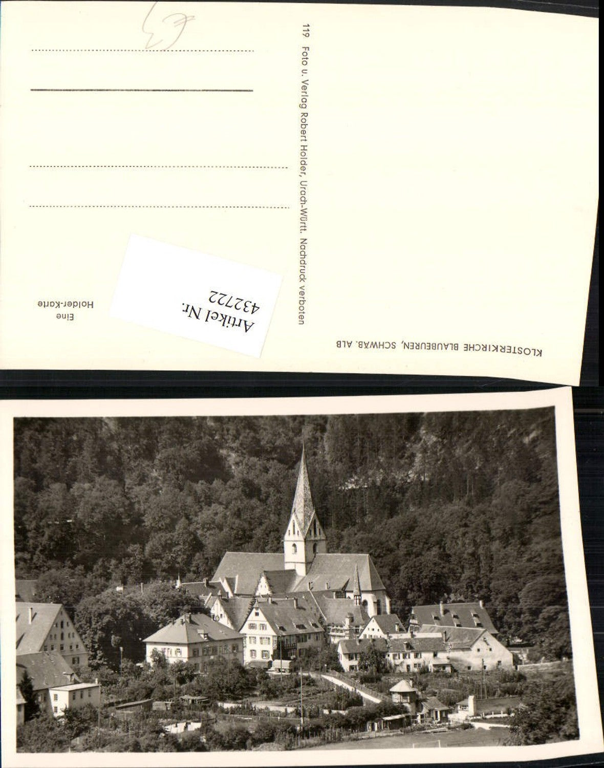 432722,Blaubeuren Klosterkirche Kirche