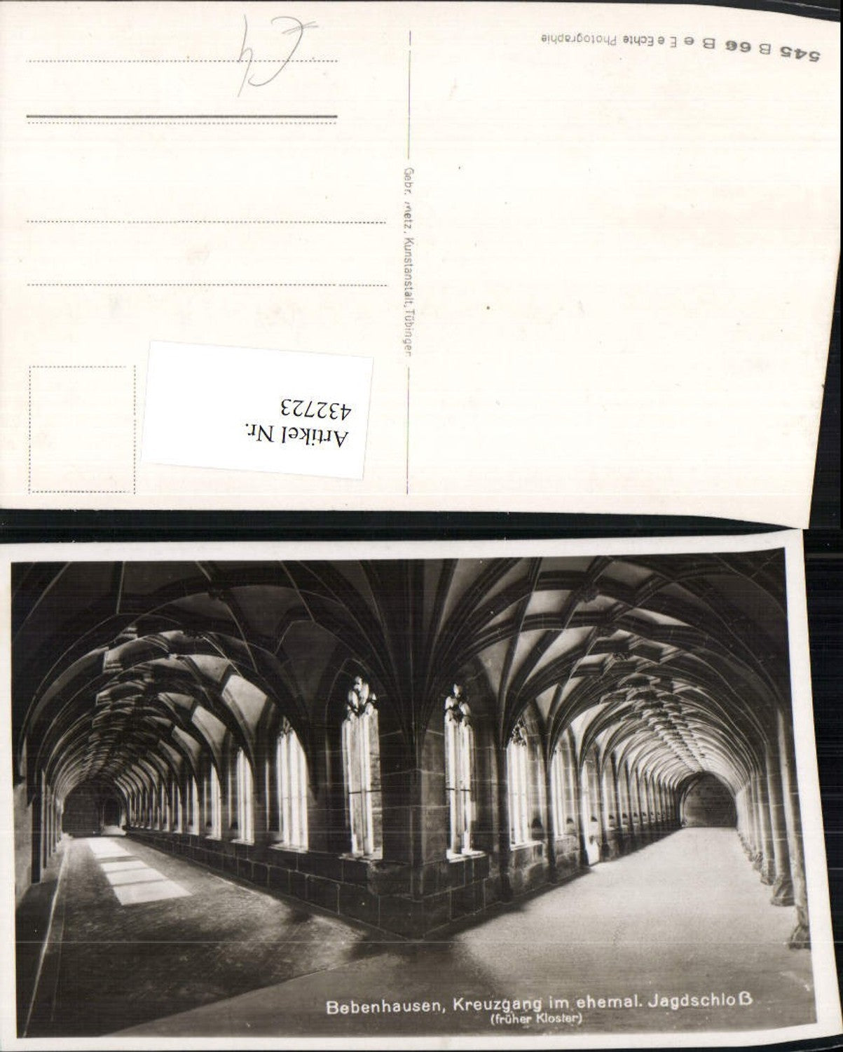 432723,Bebenhausen Kreuzgang im Jagdschloss Kloster